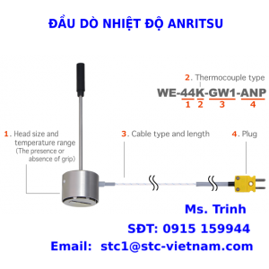 WE-44K-GW1-ANP – Đầu dò nhiệt độ - Anritsu