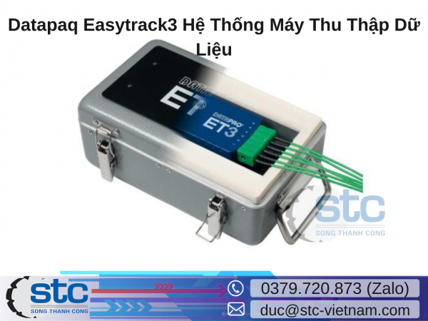Datapaq Easytrack3 Hệ Thống Máy Thu Thập Dữ Liệu Fluke STC Vietnam