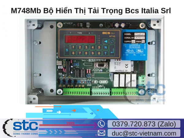 M748Mb Bộ Hiển Thị Tải Trọng Bcs Italia Srl Việt Nam STC Việt Nam