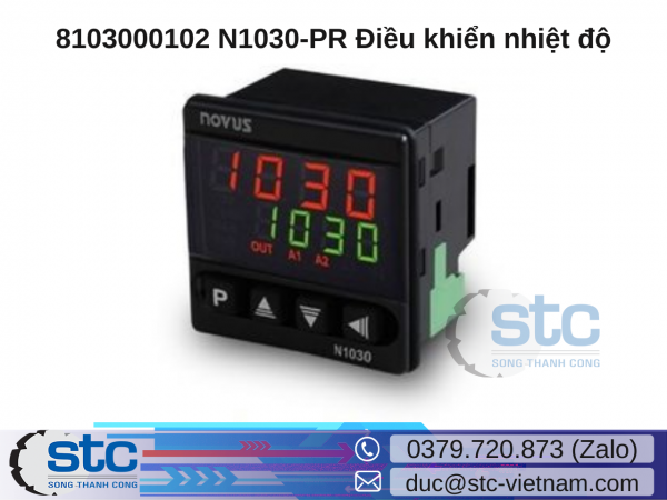8103000102 N1030-PR Điều khiển nhiệt độ NOVUS STC Việt Nam