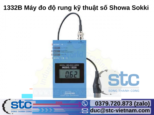 1332B Máy đo độ rung kỹ thuật số Showa Sokki STC Việt Nam