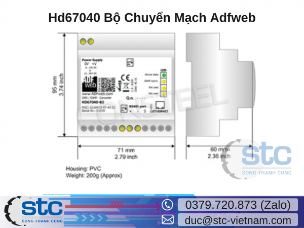 Hd67040 Bộ Chuyển Mạch Adfweb STC Việt Nam