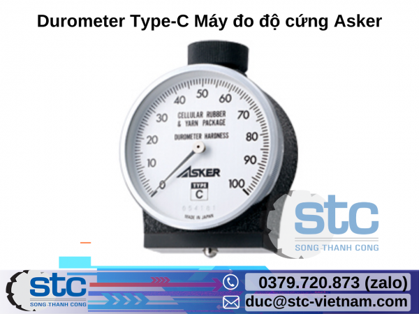 Durometer Type-C Máy đo độ cứng Asker STC Việt Nam