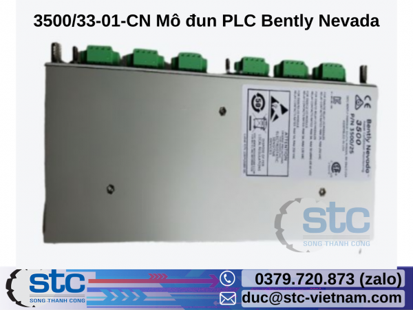 3500/33-01-CN Mô đun PLC Bently Nevada STC Việt Nam