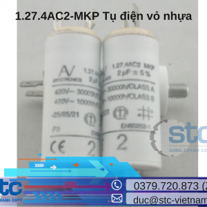 1.27.4AC2-MKP Tụ điện vỏ nhựa Arcotronics STC Việt Nam