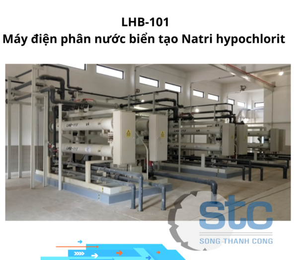 LHB-101 Máy điện phân nước biển tạo Natri hypochlorit