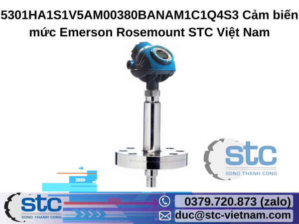 5301HA1S1V5AM00380BANAM1C1Q4S3 Cảm biến mức Emerson Rosemount STC Việt Nam