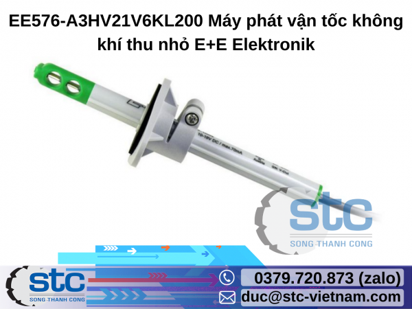 EE576-A3HV21V6KL200 Máy phát vận tốc không khí thu nhỏ E+E Elektronik STC Việt Nam