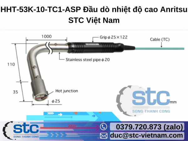 HHT‐53K-10-TC1-ASP Đầu dò nhiệt độ cao Anritsu STC Việt Nam