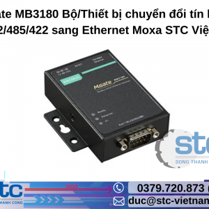 Mgate MB3180 Bộ/Thiết bị chuyển đổi tín hiệu RS232/485/422 sang Ethernet Moxa STC Việt Nam