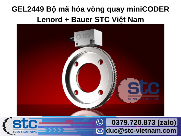 GEL2449 Bộ mã hóa vòng quay miniCODER Lenord + Bauer STC Việt Nam
