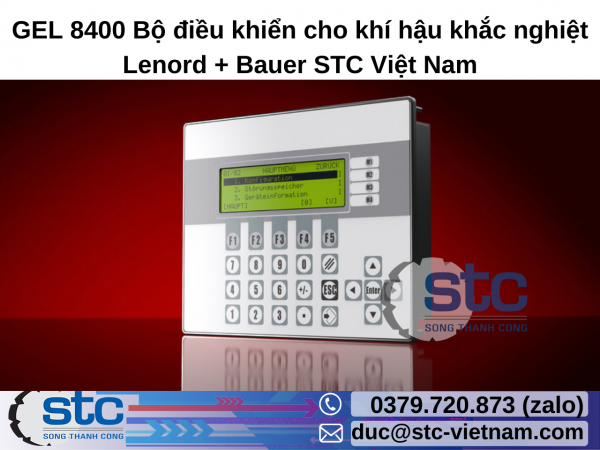 GEL 8400 Bộ điều khiển cho khí hậu khắc nghiệt Lenord + Bauer STC Việt Nam