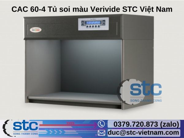 CAC 60-4 Tủ soi màu Verivide STC Việt Nam