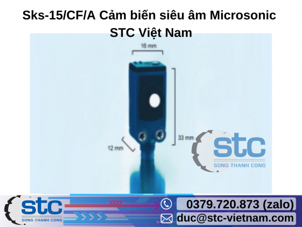 Sks-15/CF/A Cảm biến siêu âm Microsonic STC Việt Nam