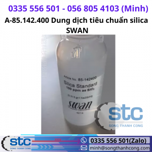 A-85.142.400 Dung dịch tiêu chuẩn silica SWAN