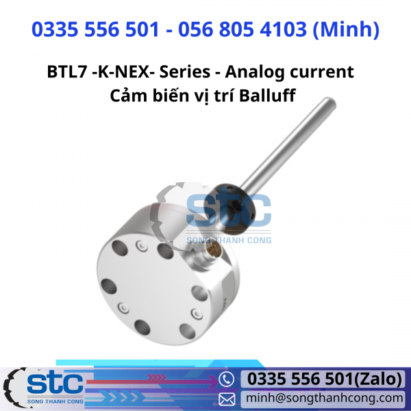BTL7 -K-NEX- Series - Analog current Cảm biến vị trí Balluff