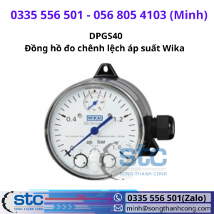DPGS40 Đồng hồ đo chênh lệch áp suất Wika