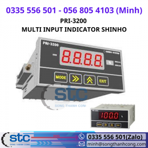 PRI-3200 MULTI INPUT INDICATOR SHINHO