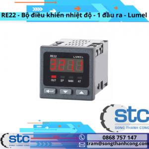 RE22 Bộ điều khiển nhiệt độ - 1 đầu ra Lumel