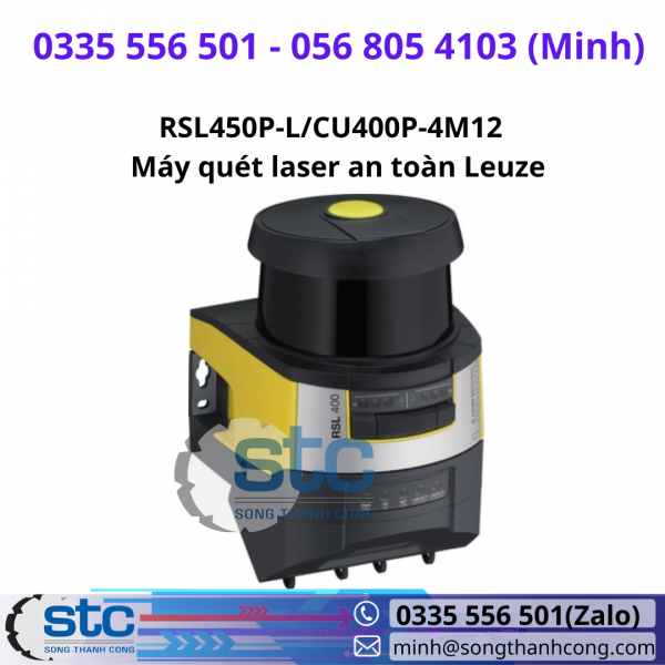 RSL450P-LCU400P-4M12 Máy quét laser an toàn Leuze