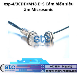 esp-4/3CDD/M18 E+S Cảm biến siêu âm Microsonic