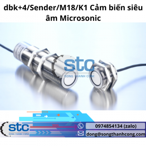 dbk+4/Sender/M18/K1 Cảm biến siêu âm Microsonic