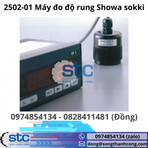 2502-01 Máy đo độ rung Showa sokki