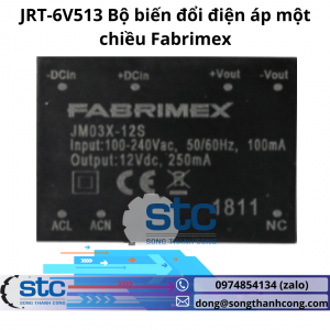 JRT-6V513 Bộ biến đổi điện áp một chiều Fabrimex