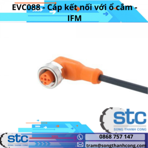 EVC088 Cáp kết nối với ổ cắm IFM