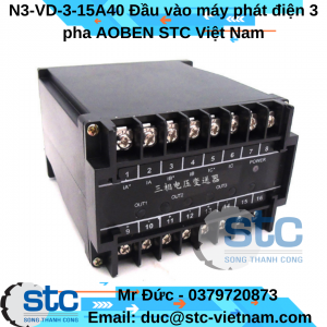 N3-VD-3-15A40 Đầu vào máy phát điện 3 pha AOBEN STC Việt Nam