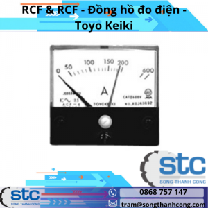 RCF & RCF Đồng hồ đo điện Toyo Keiki