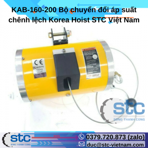 KAB-160-200 Bộ chuyển đổi áp suất chênh lệch Korea Hoist STC Việt Nam