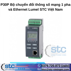 P30P Bộ chuyển đổi thông số mạng 1 pha và Ethernet Lumel STC Việt Nam