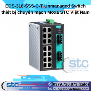 EDS-316-SSS-C-T Unmanaged Switch thiết bị chuyển mạch Moxa STC Việt Nam