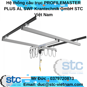 Hệ thống cầu trục PROFILEMASTER PLUS AL SWF Krantechnik GmbH STC Việt Nam