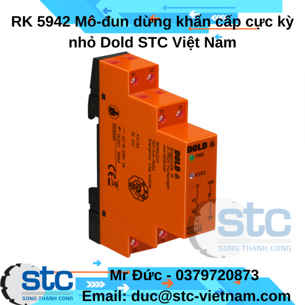 RK 5942 Mô-đun dừng khẩn cấp cực kỳ nhỏ Dold STC Việt Nam