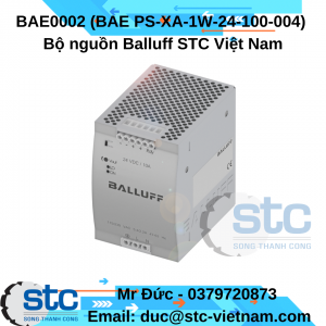 BAE0002 (BAE PS-XA-1W-24-100-004) Bộ nguồn Balluff STC Việt Nam