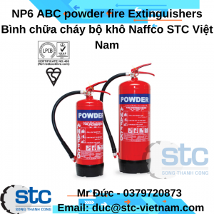 NP6 ABC powder fire Extinguishers Bình chữa cháy bộ khô Naffco STC Việt Nam