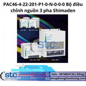PAC46-4-22-201-P1-0-N-0-0-0 Bộ điều chỉnh nguồn 3 pha Shimaden