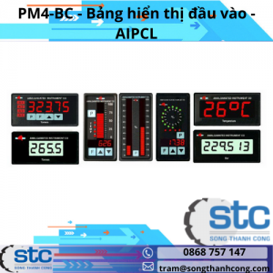 PM4-BC Bảng hiển thị đầu vào AIPCL