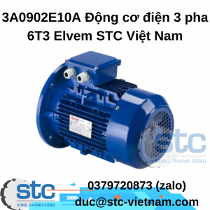 3A0902E10A Động cơ điện 3 pha 6T3 Elvem STC Việt Nam