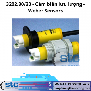 3202.30/30 Cảm biến lưu lượng Weber Sensors