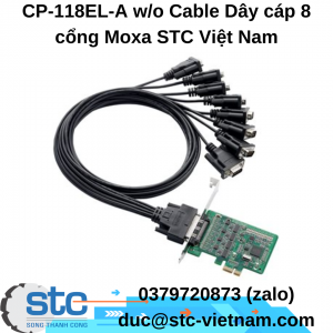 CP-118EL-A w/o Cable Dây cáp 8 cổng Moxa STC Việt Nam