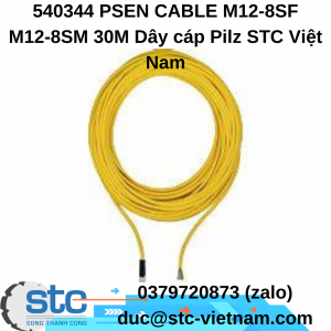 540344 PSEN CABLE M12-8SF M12-8SM 30M Dây cáp Pilz STC Việt Nam
