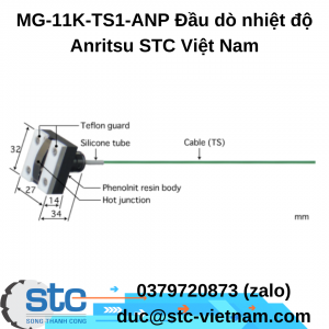 MG-11K-TS1-ANP Đầu dò nhiệt độ Anritsu STC Việt Nam