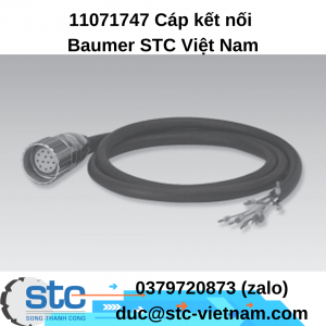 11071747 Cáp kết nối Shielded connection cable Baumer STC Việt Nam
