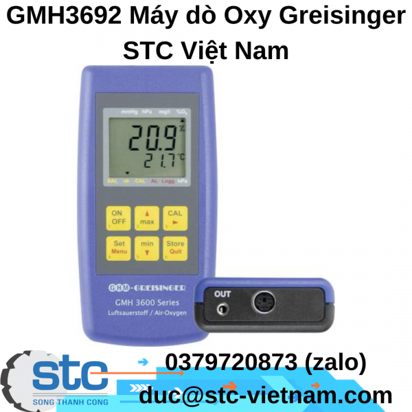 GMH3692 Máy dò Oxy Greisinger STC Việt Nam