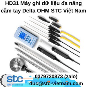 HD31 Máy ghi dữ liệu đa năng cầm tay Delta OHM STC Việt Nam