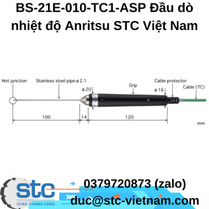 BS-21E-010-TC1-ASP Đầu dò nhiệt độ Anritsu STC Việt Nam