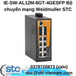 IE-SW-AL12M-8GT-4GESFP Bộ chuyển mạng Weidmuller STC Việt Nam